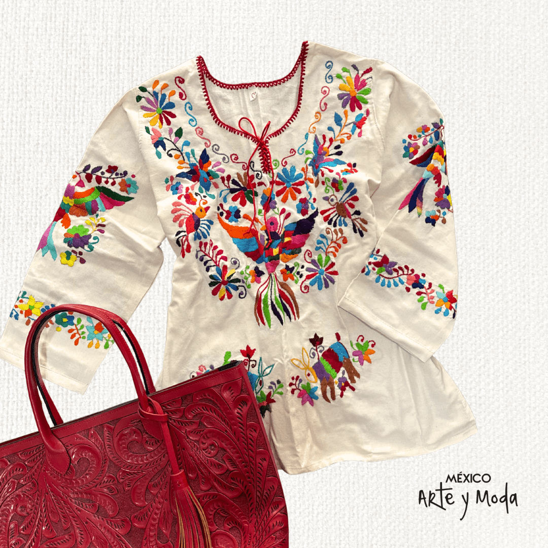 Blusa Memorias de Tenango – MÉXICO ARTE Y MODA - Main Image