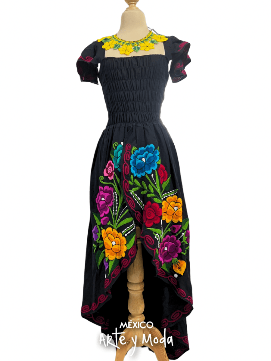 Vestido Tulipan Zinac – MÉXICO ARTE Y MODA - Main Image