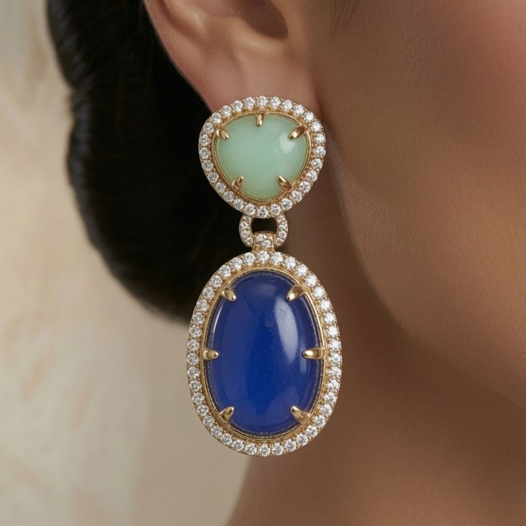 Aretes Índigo