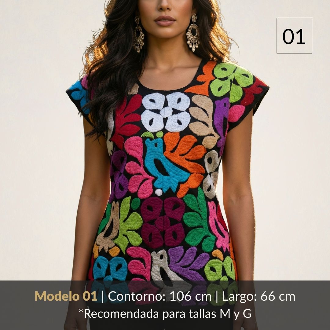 Blusa Gala Patrimonio | Bordado Jalapa de Díaz