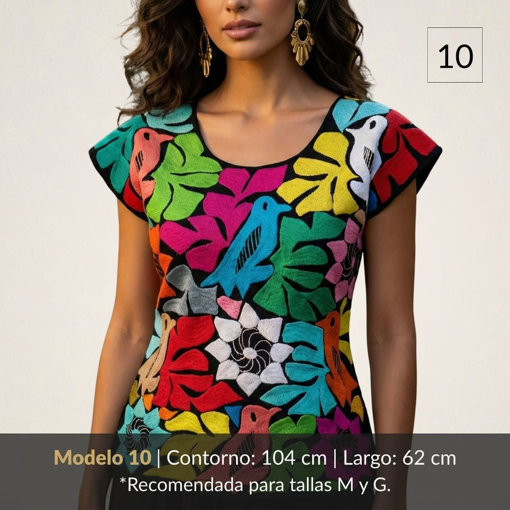 Blusa Gala Patrimonio | Bordado Jalapa de Díaz