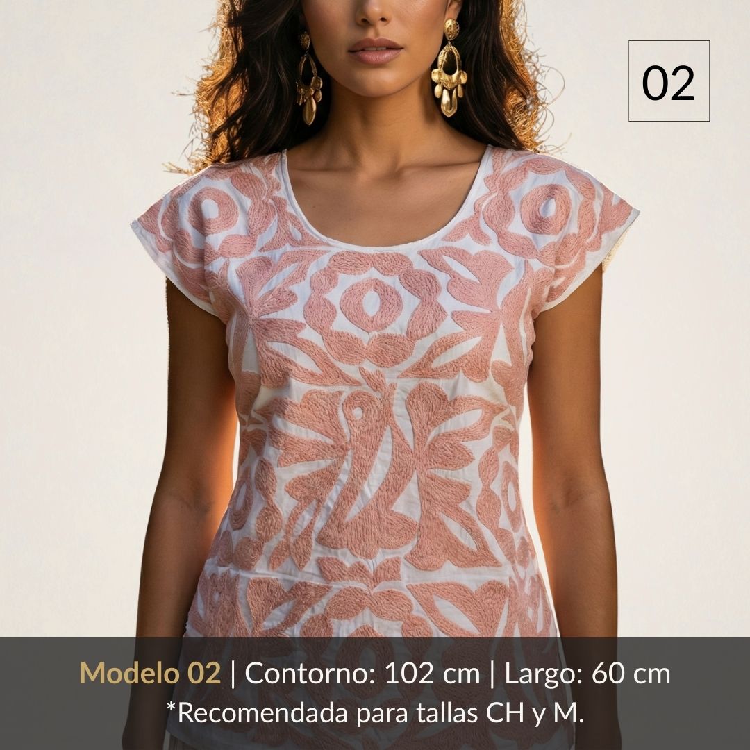 Blusa Gala Patrimonio | Bordado Jalapa de Díaz