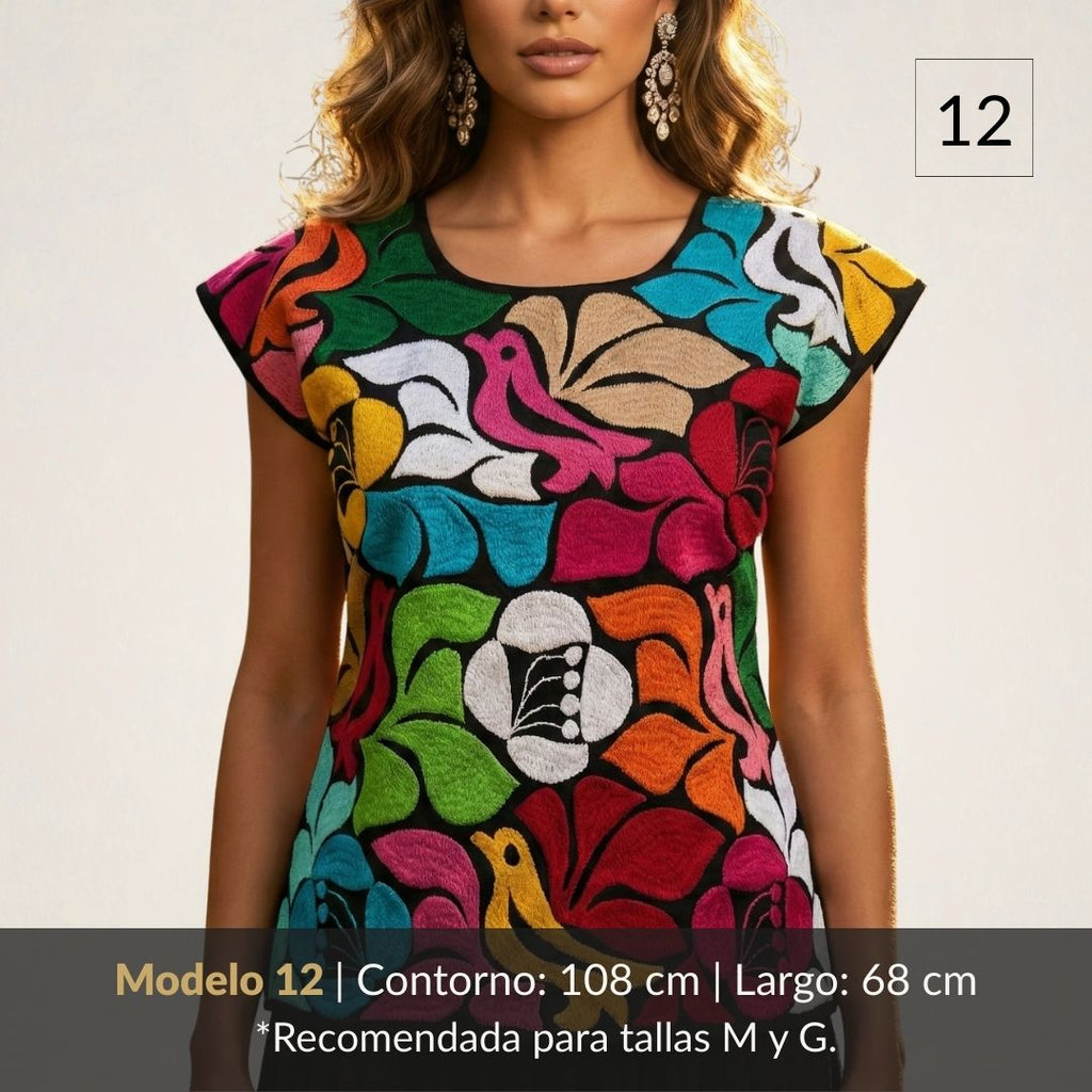 Blusa Gala Patrimonio | Bordado Jalapa de Díaz