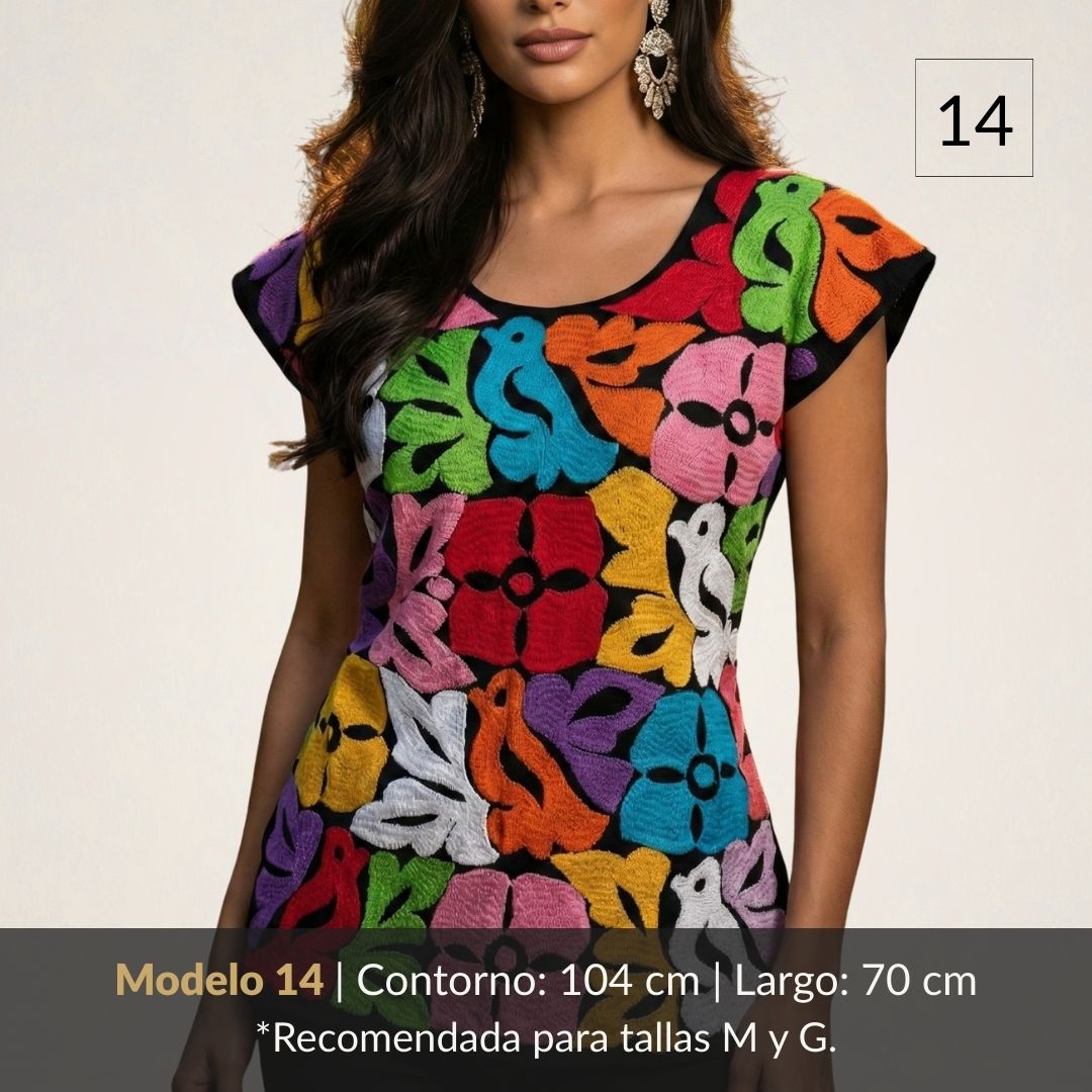 Blusa Gala Patrimonio | Bordado Jalapa de Díaz