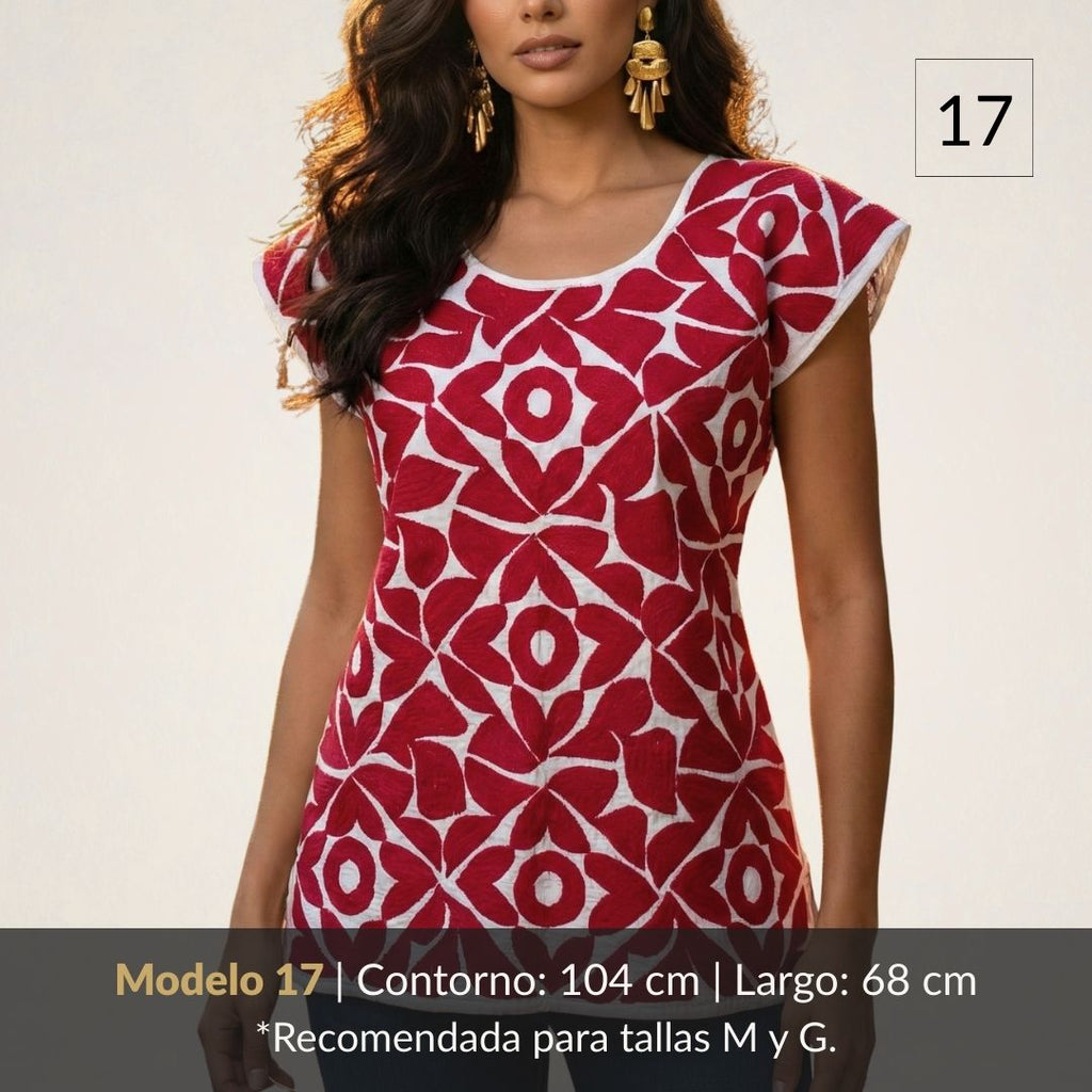 Blusa Gala Patrimonio | Bordado Jalapa de Díaz