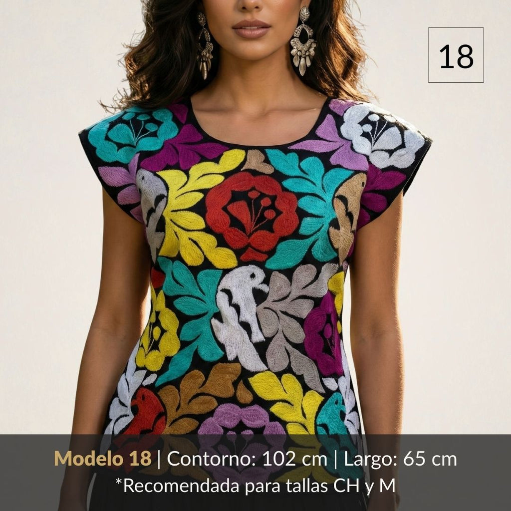 Blusa Gala Patrimonio | Bordado Jalapa de Díaz