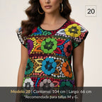 Blusa Gala Patrimonio | Bordado Jalapa de Díaz