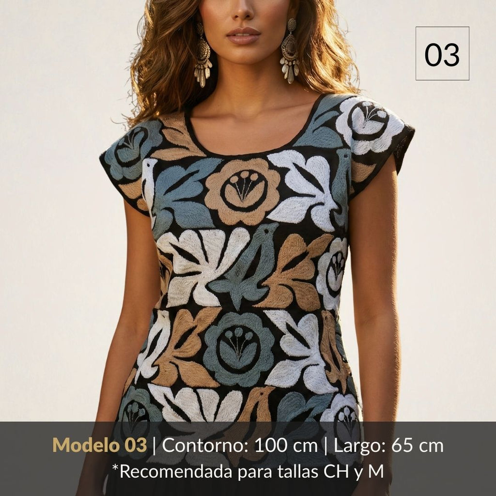 Blusa Gala Patrimonio | Bordado Jalapa de Díaz