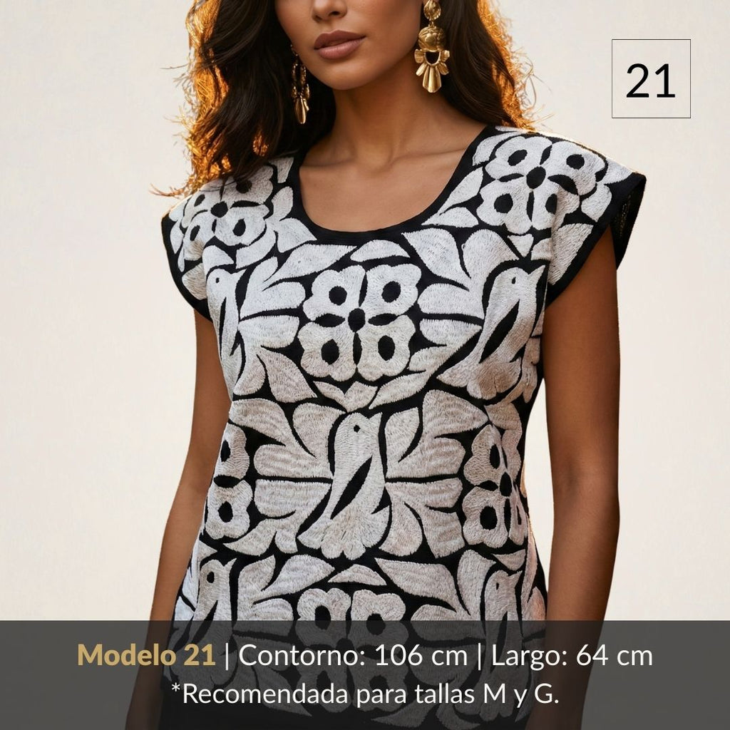 Blusa Gala Patrimonio | Bordado Jalapa de Díaz