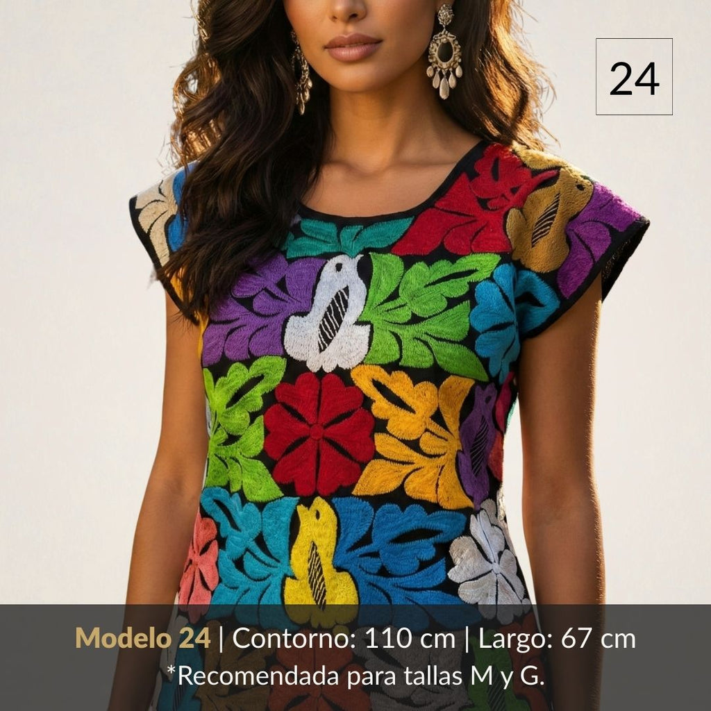 Blusa Gala Patrimonio | Bordado Jalapa de Díaz