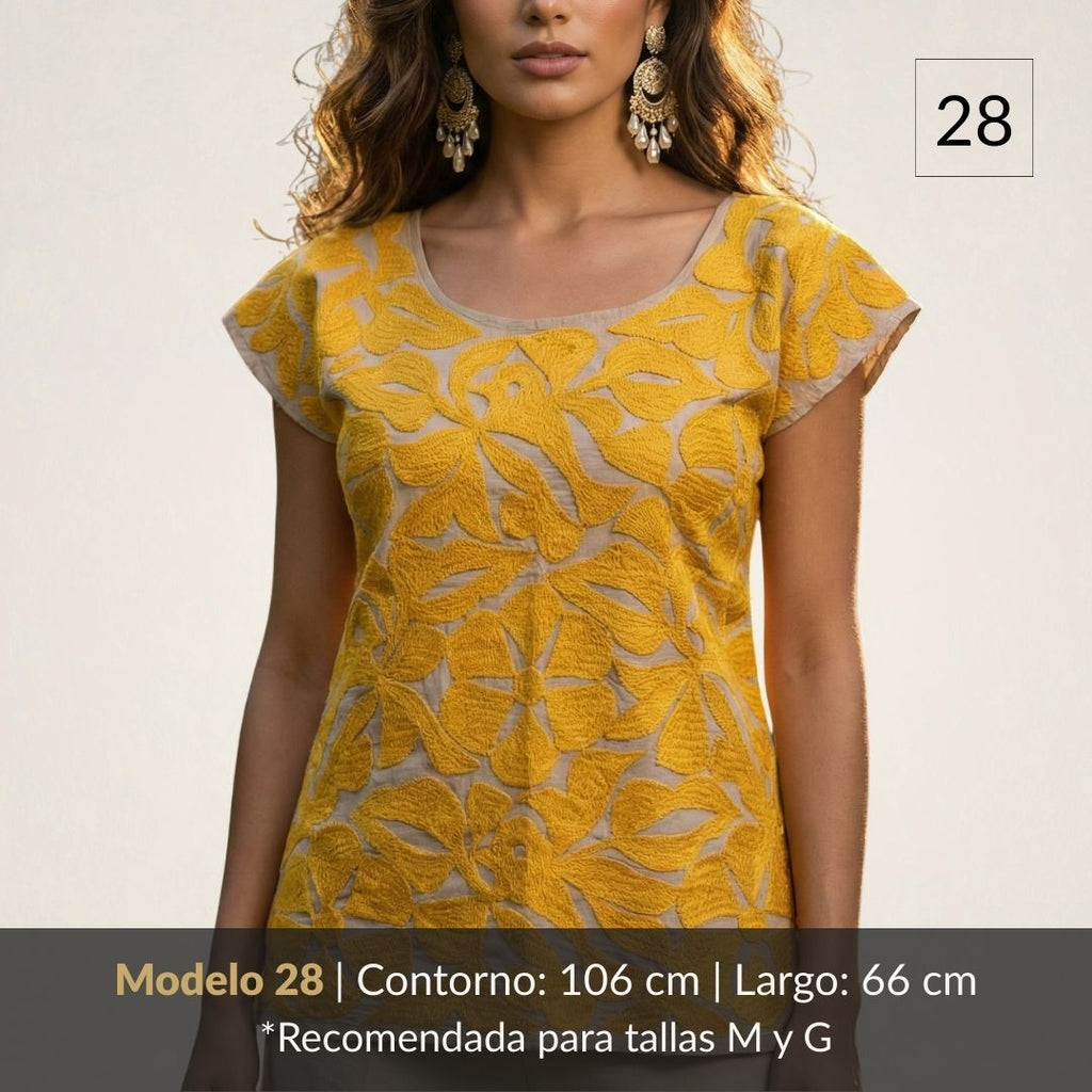 Blusa Gala Patrimonio | Bordado Jalapa de Díaz