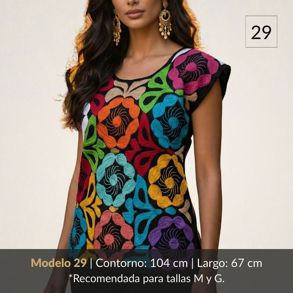 Blusa Gala Patrimonio | Bordado Jalapa de Díaz