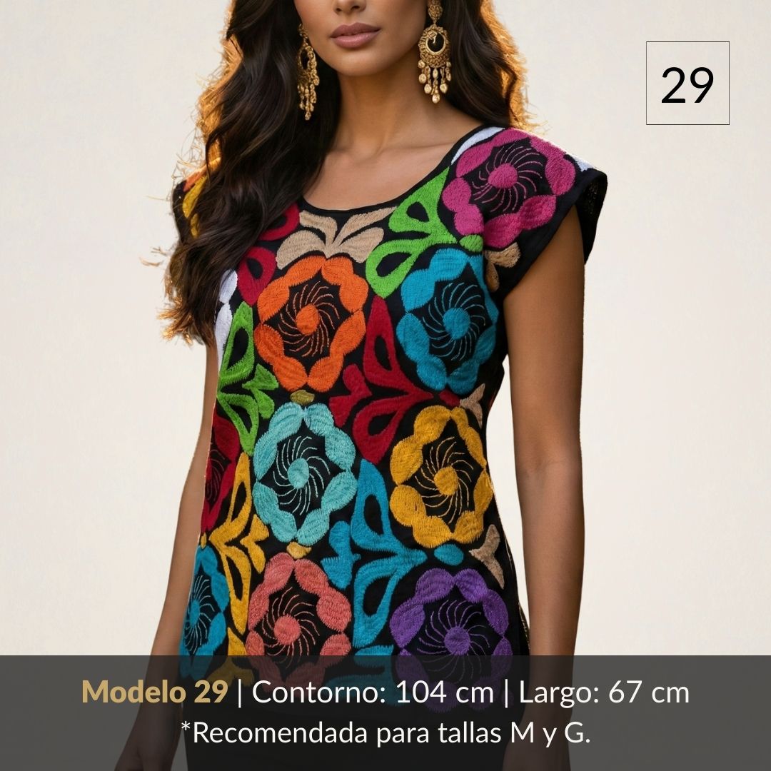 Blusa Gala Patrimonio | Bordado Jalapa de Díaz