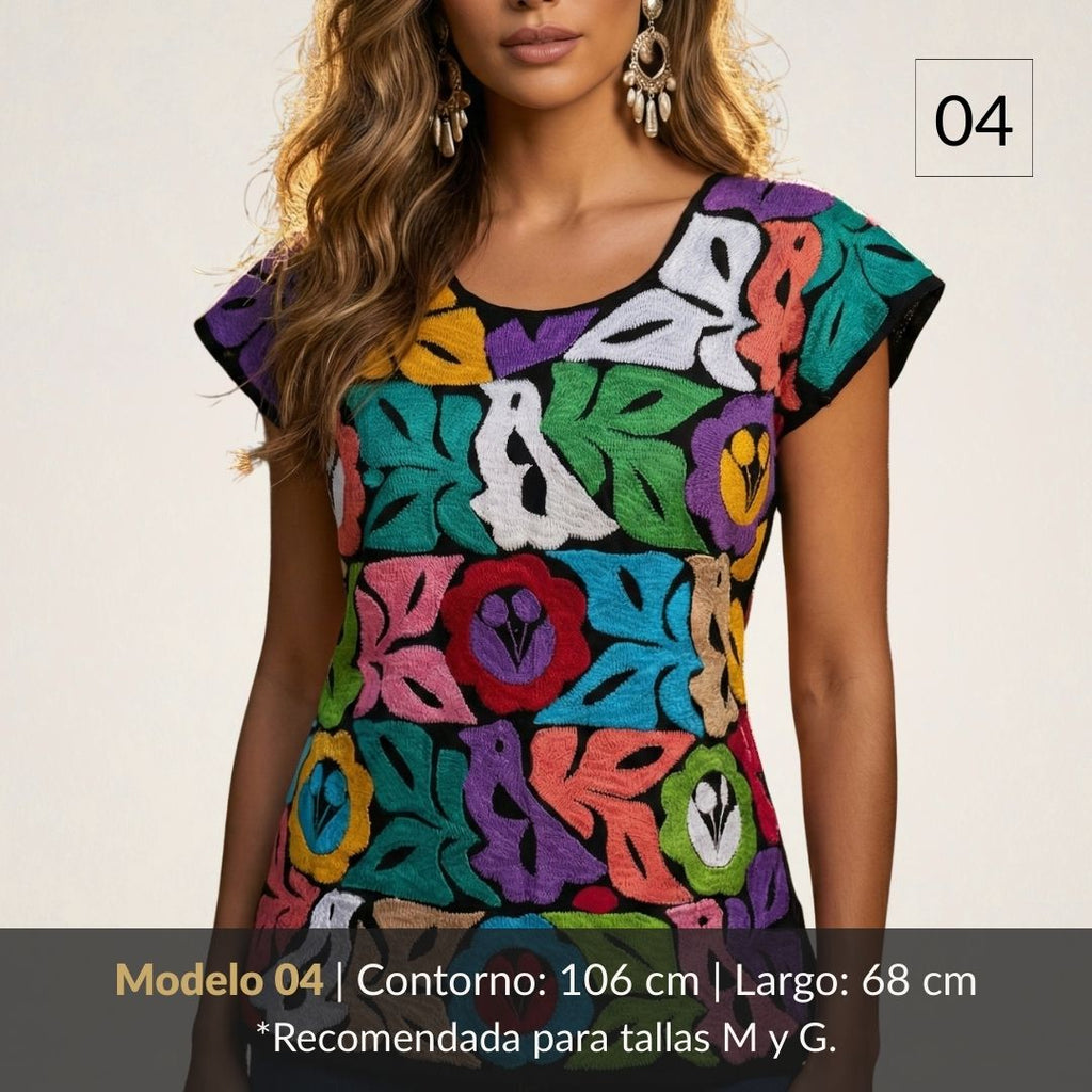 Blusa Gala Patrimonio | Bordado Jalapa de Díaz