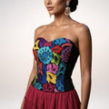 Bustier Mestizo | Bordado Alto Brillo