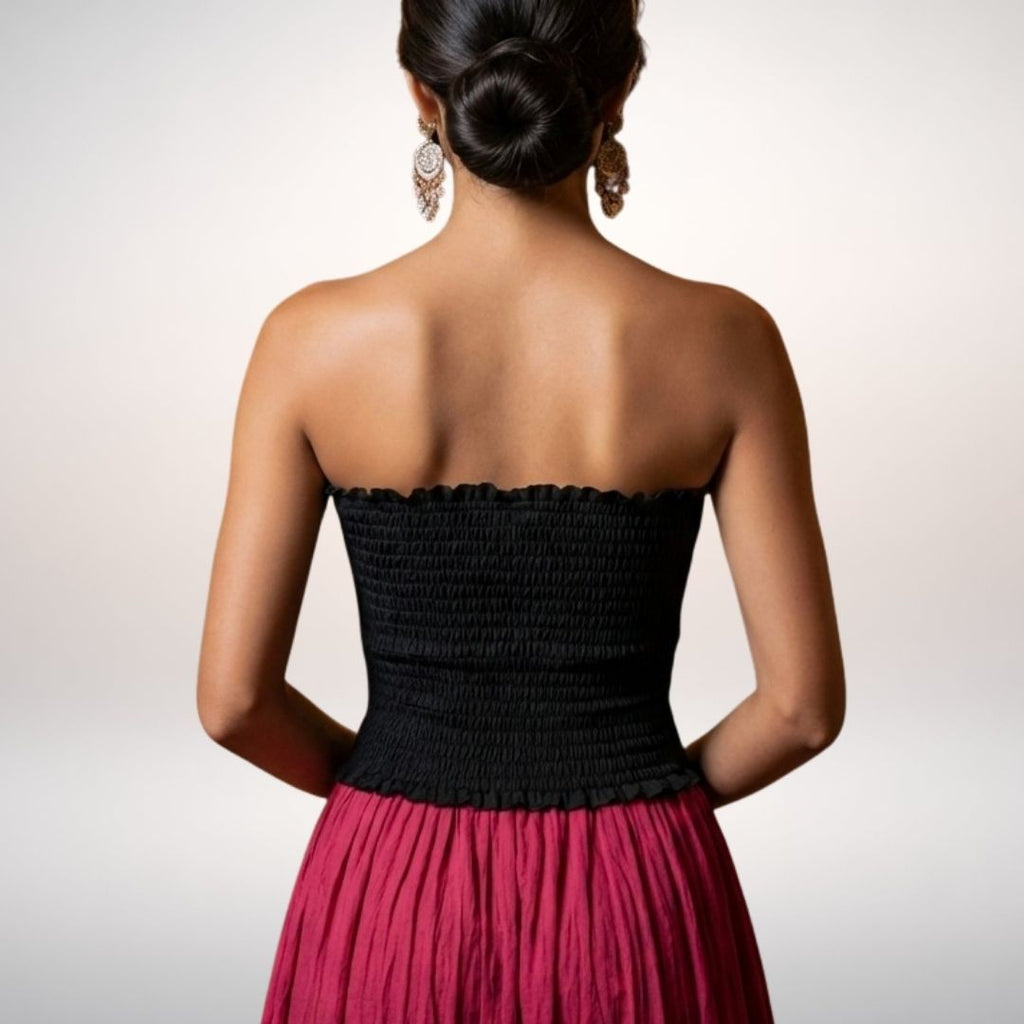 Bustier Mestizo | Bordado Alto Brillo