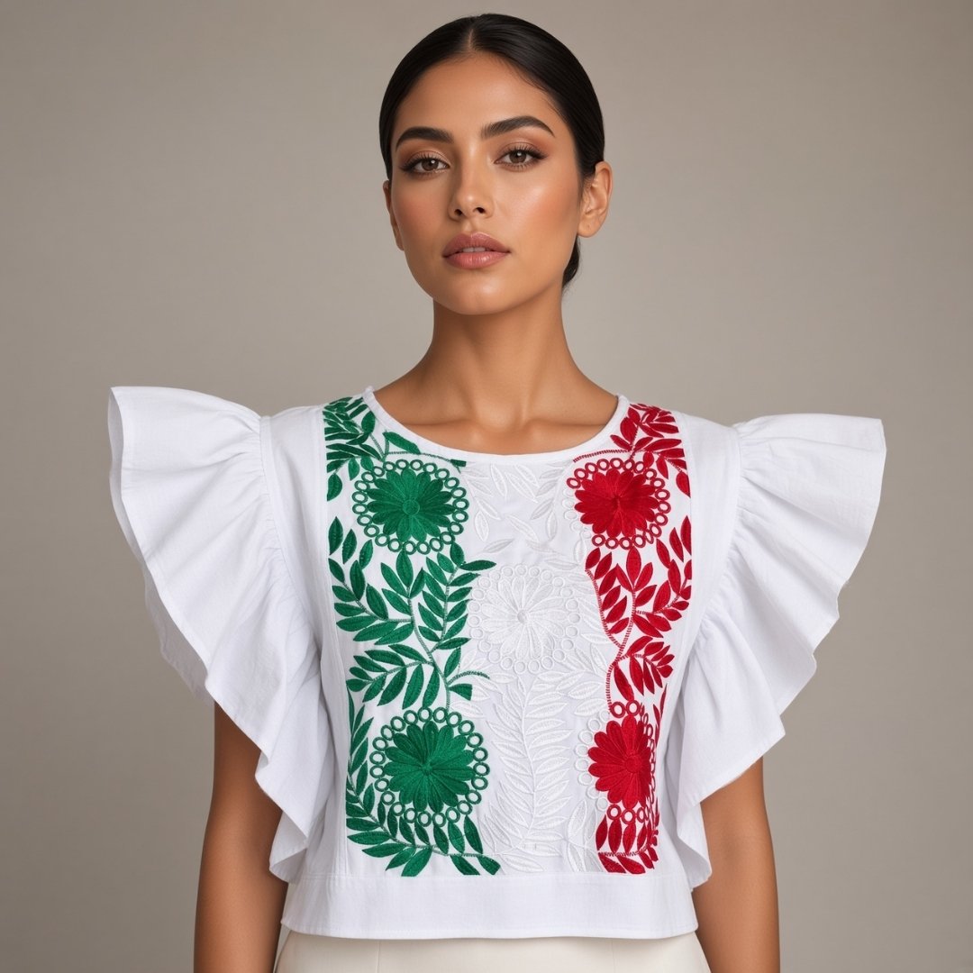 Blusa Guirnalda Patria