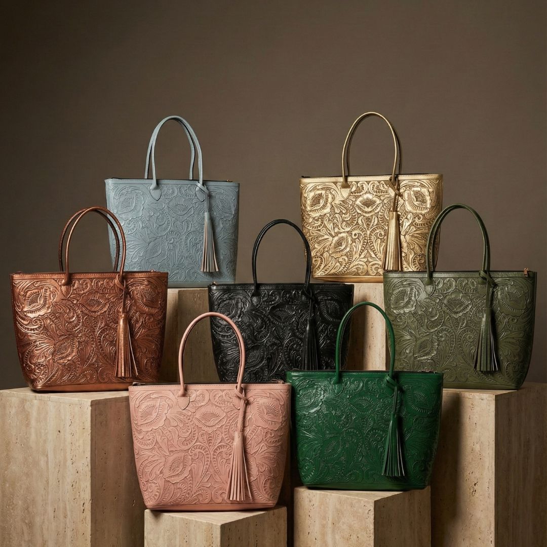 Bolso Tote Rafaela ✨ Pieza de Autor Cincelada a Mano