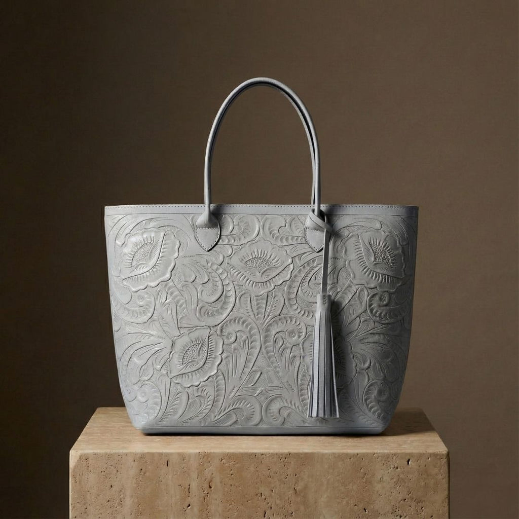 Bolso Tote Rafaela ✨ Pieza de Autor Cincelada a Mano