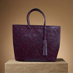 Bolso Tote Rafaela ✨ Pieza de Autor Cincelada a Mano