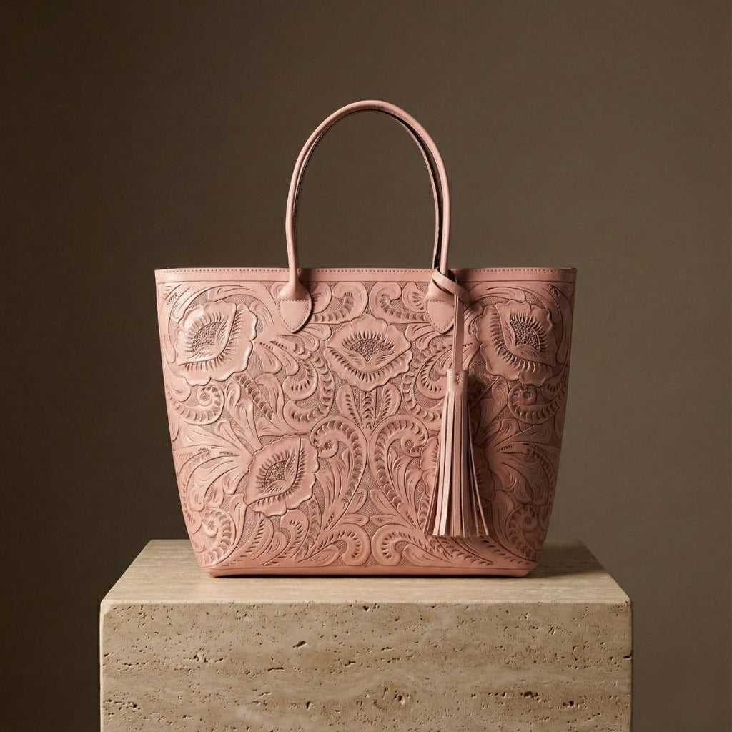 Bolso Tote Rafaela ✨ Pieza de Autor Cincelada a Mano