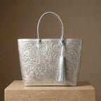 Bolso Tote Rafaela ✨ Pieza de Autor Cincelada a Mano