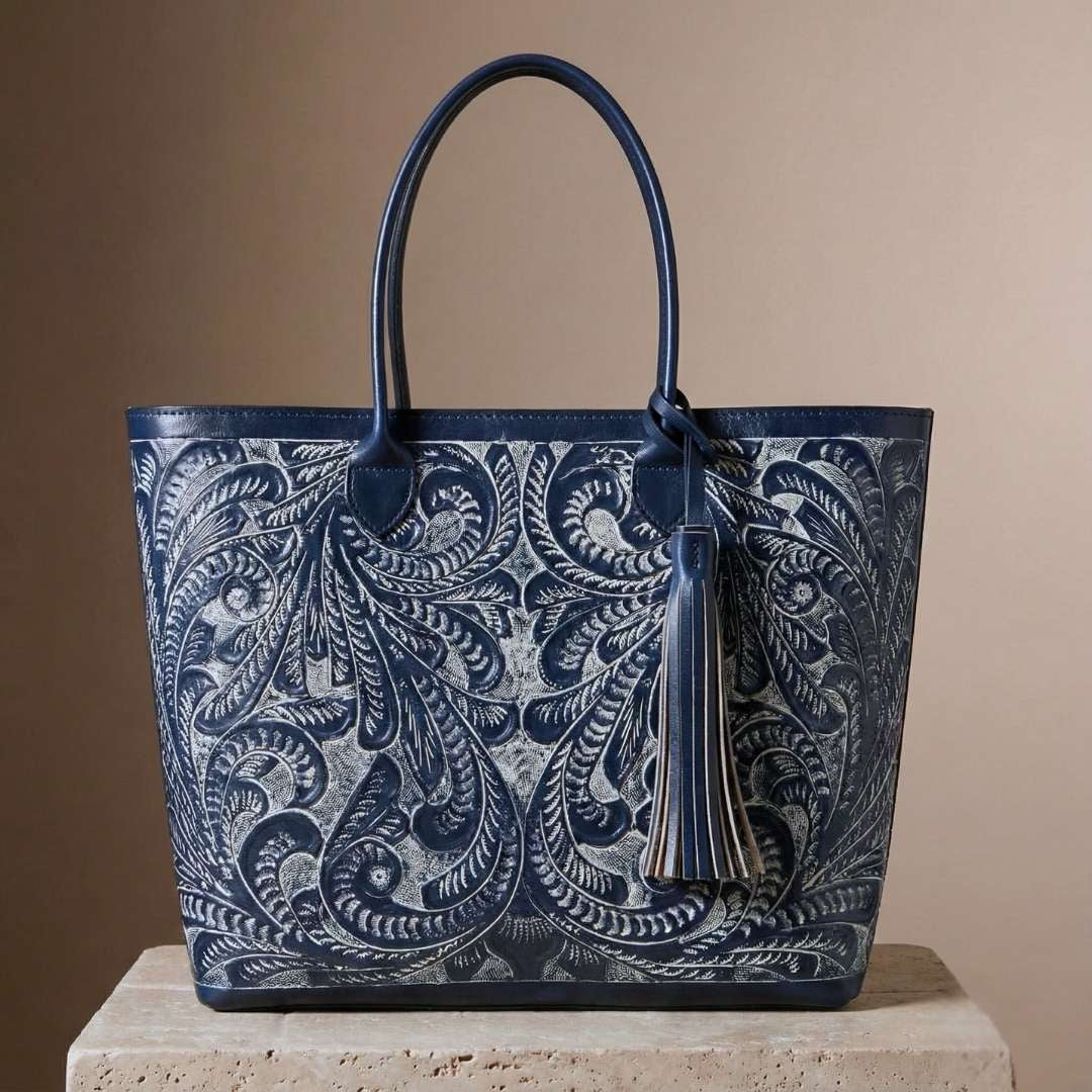 Bolso Tote Rafaela ✨ Pieza de Autor Cincelada a Mano