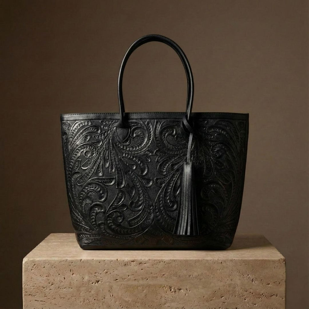 Bolso Tote Rafaela ✨ Pieza de Autor Cincelada a Mano