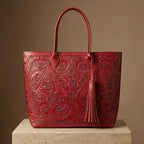 Bolso Tote Rafaela ✨ Pieza de Autor Cincelada a Mano