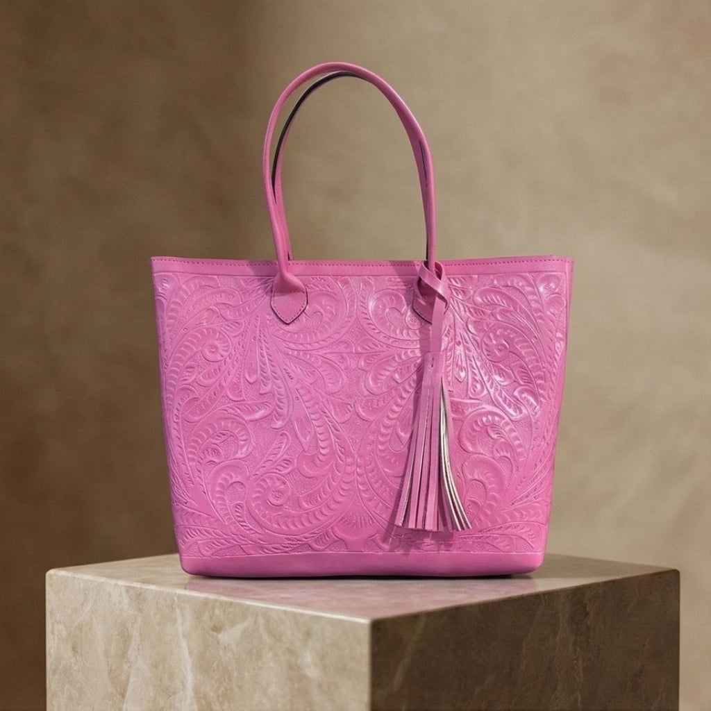 Bolso Tote Rafaela ✨ Pieza de Autor Cincelada a Mano