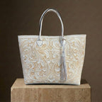 Bolso Tote Rafaela ✨ Pieza de Autor Cincelada a Mano