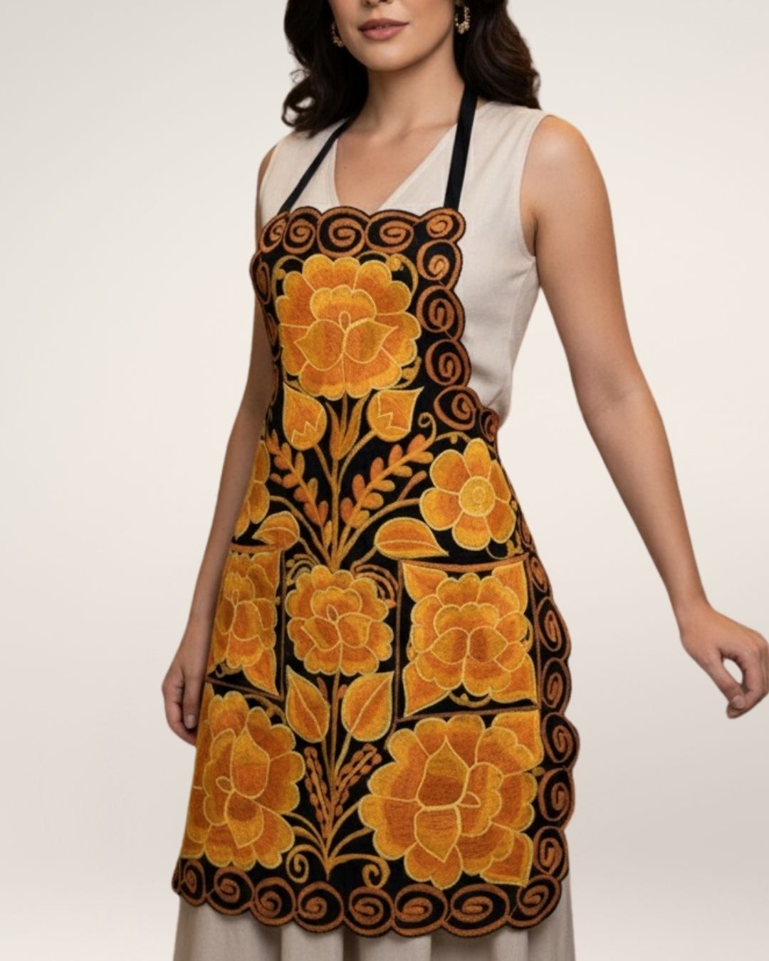 Zinac Embroidered Apron