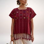 Huipil Cuatro Rumbos | Corto | Telar de Cintura