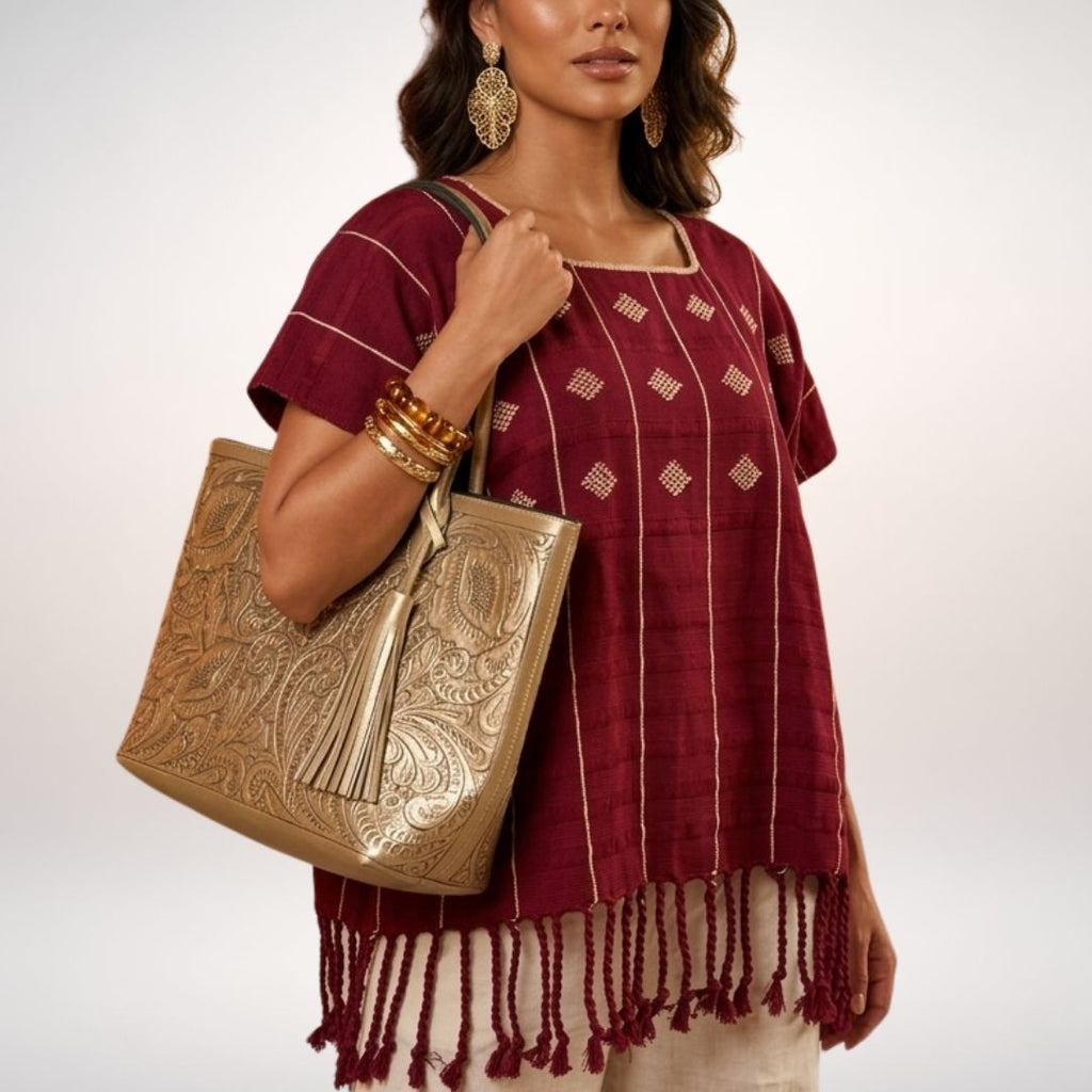 Huipil Cuatro Rumbos | Corto | Telar de Cintura