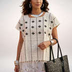 Huipil Cuatro Rumbos | Corto | Telar de Cintura