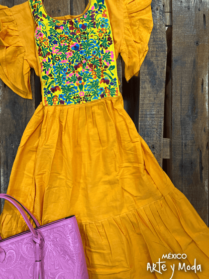 Multicolor Ruffle Dress