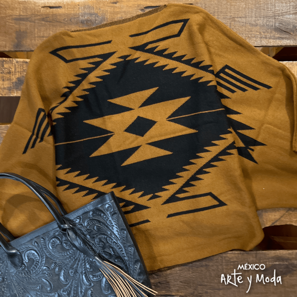 Tribal Knitted Poncho