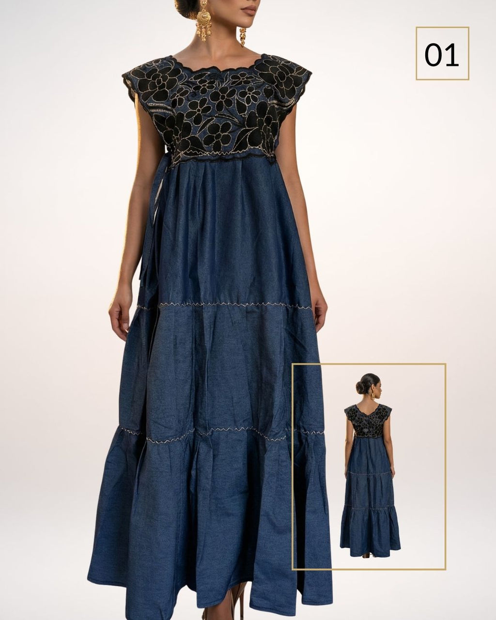 Maxi Vestido Regente Mezclilla | Edición Limitada