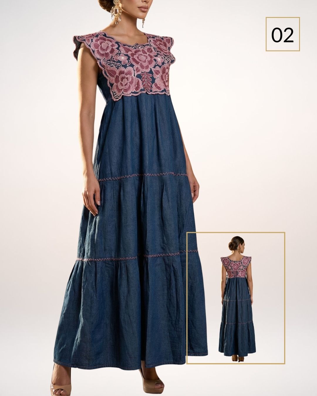 Maxi Vestido Regente Mezclilla | Edición Limitada