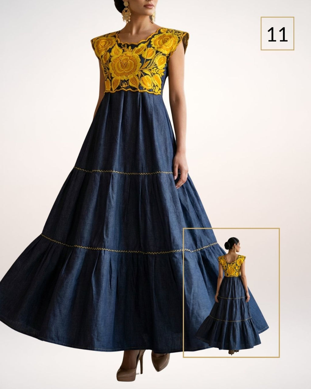 Maxi Vestido Regente Mezclilla | Edición Limitada