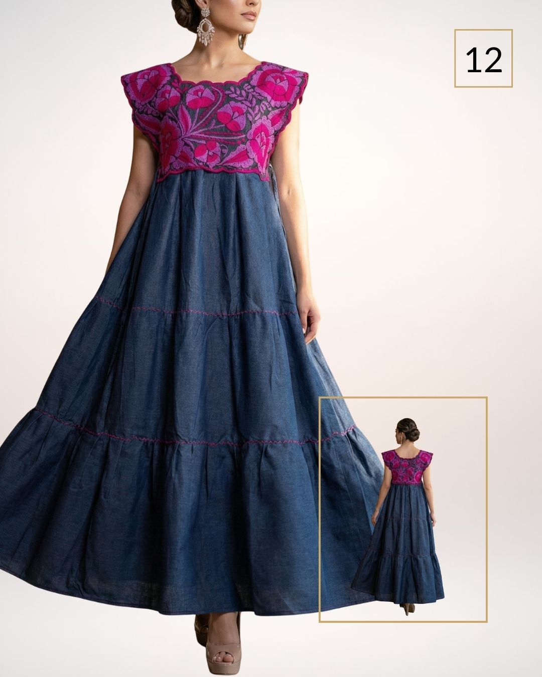 Maxi Vestido Regente Mezclilla | Edición Limitada