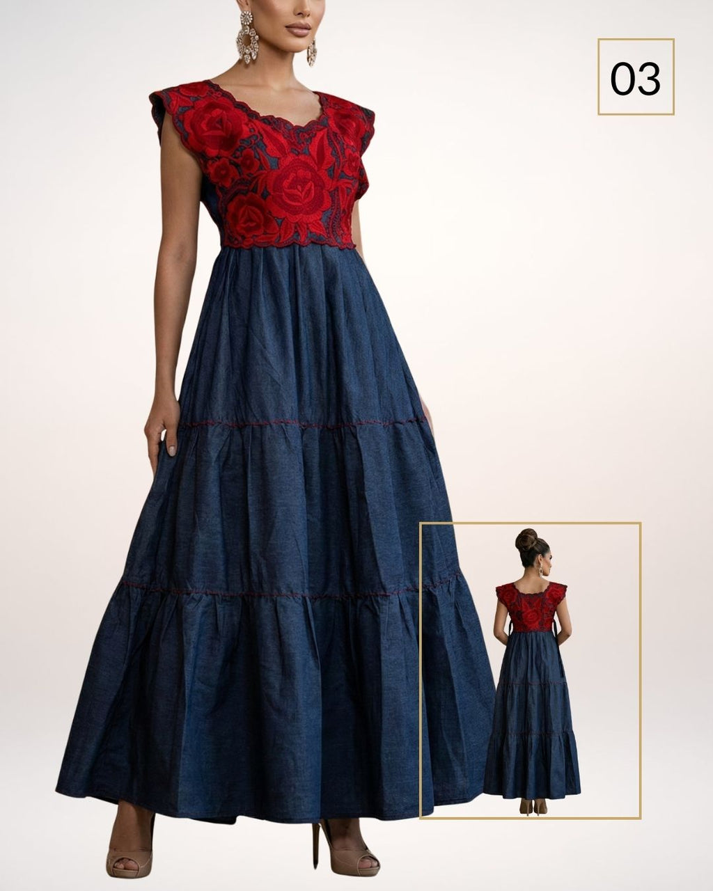 Maxi Vestido Regente Mezclilla | Edición Limitada