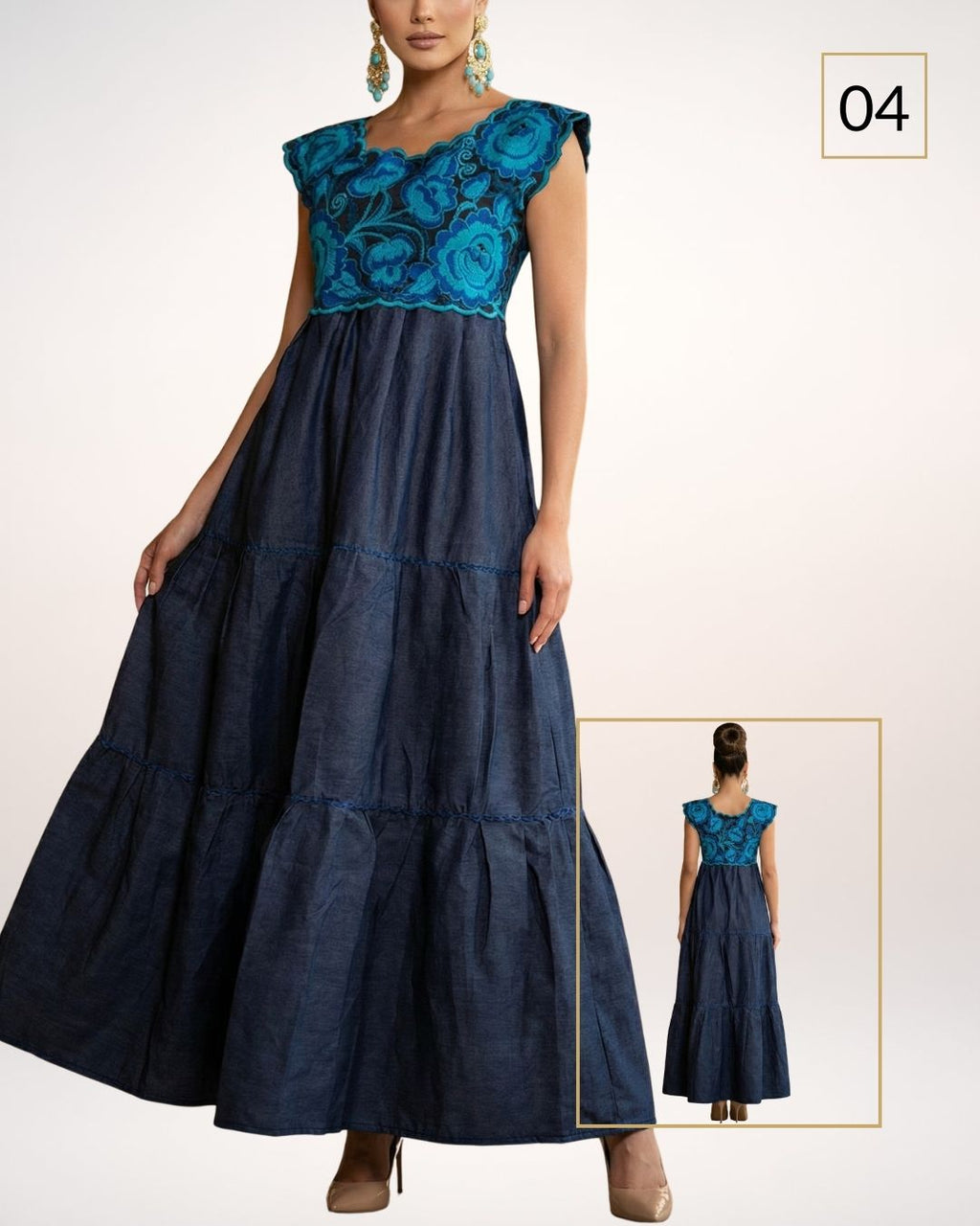 Maxi Vestido Regente Mezclilla | Edición Limitada