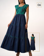 Maxi Vestido Regente Mezclilla | Edición Limitada