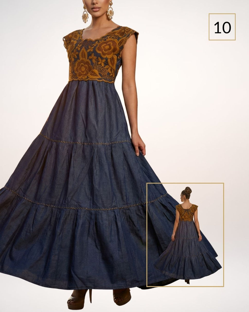 Maxi Vestido Regente Mezclilla | Edición Limitada