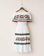 Vestido Campesino Flor Patria