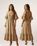 Vestido Estaciones | Lino Estampado Edición Limitada