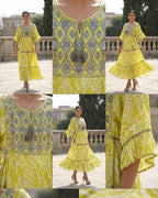 Vestido Estaciones | Lino Estampado Edición Limitada