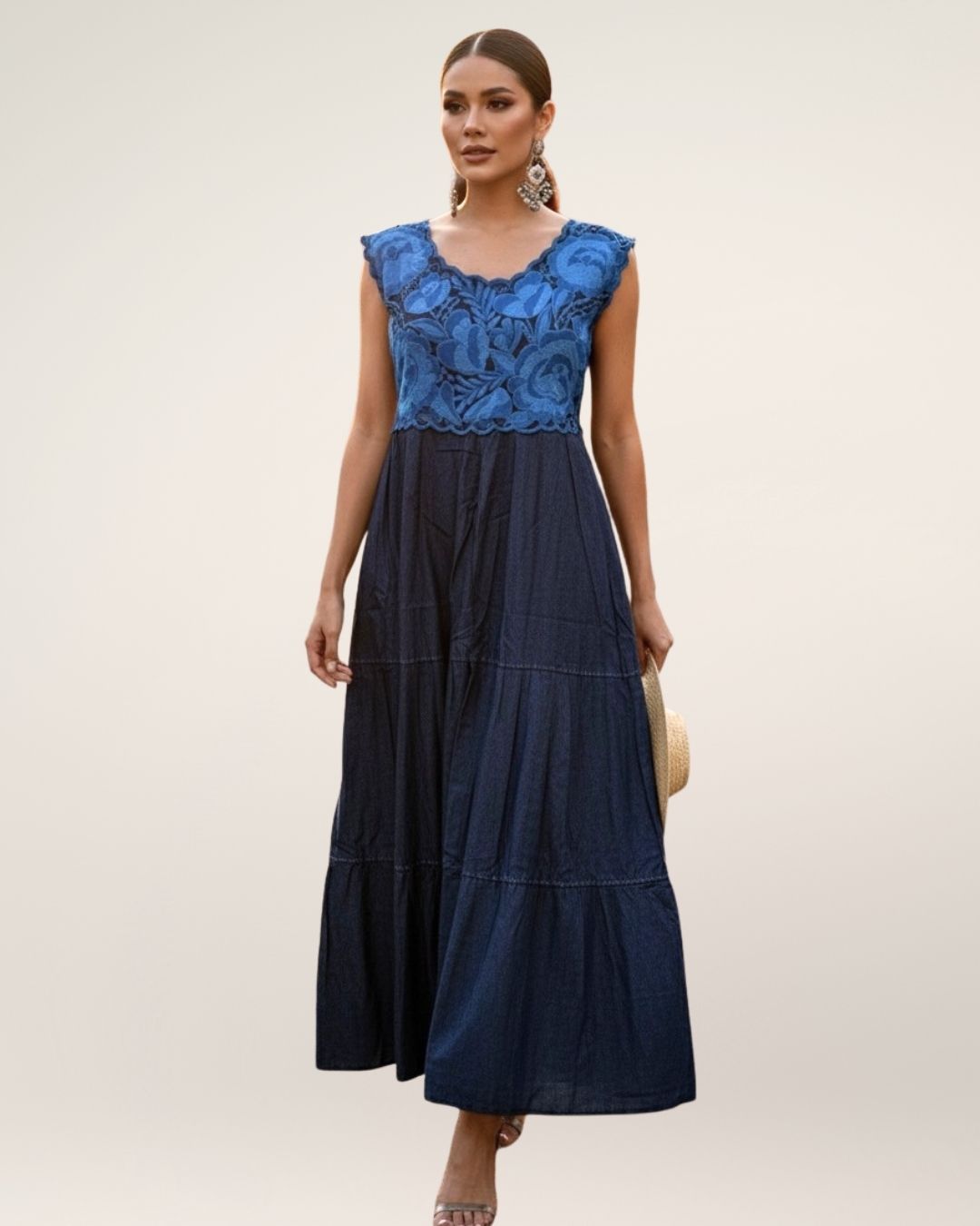 Maxi Vestido Regente Mezclilla | Edición Limitada