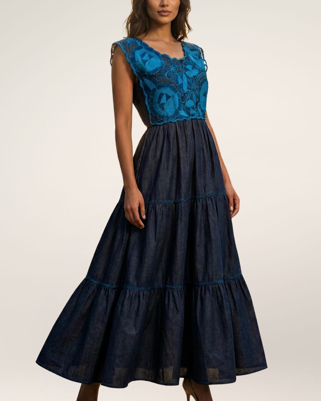 Maxi Vestido Regente Mezclilla | Edición Limitada